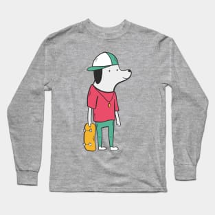 Skater Dog Long Sleeve T-Shirt